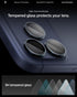 Spigen iPhone 17 / 15 PRO and MAX Camera Lens Screen Protector GLAStR EZ Fit Optik PRO